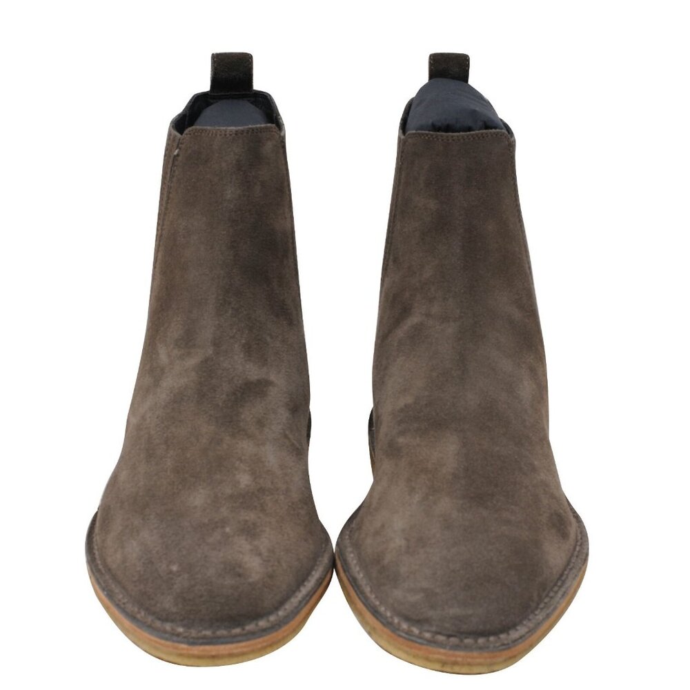 Saint Laurent Men Nino Chelsea Boots Size US 6 39  Brown Suede Crepe Sole - Picture 2 of 7